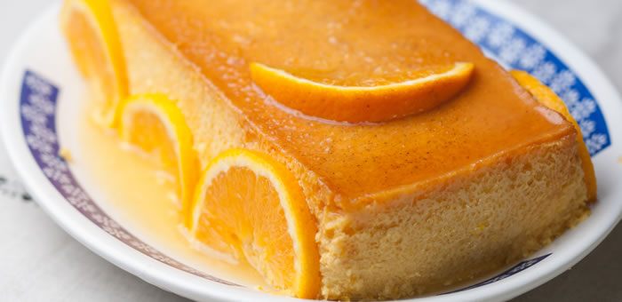 orange-flan top
